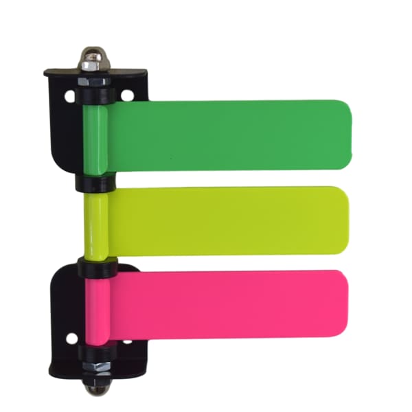 High Visibility Neon Exam Room Flags (4", 3 Flag)